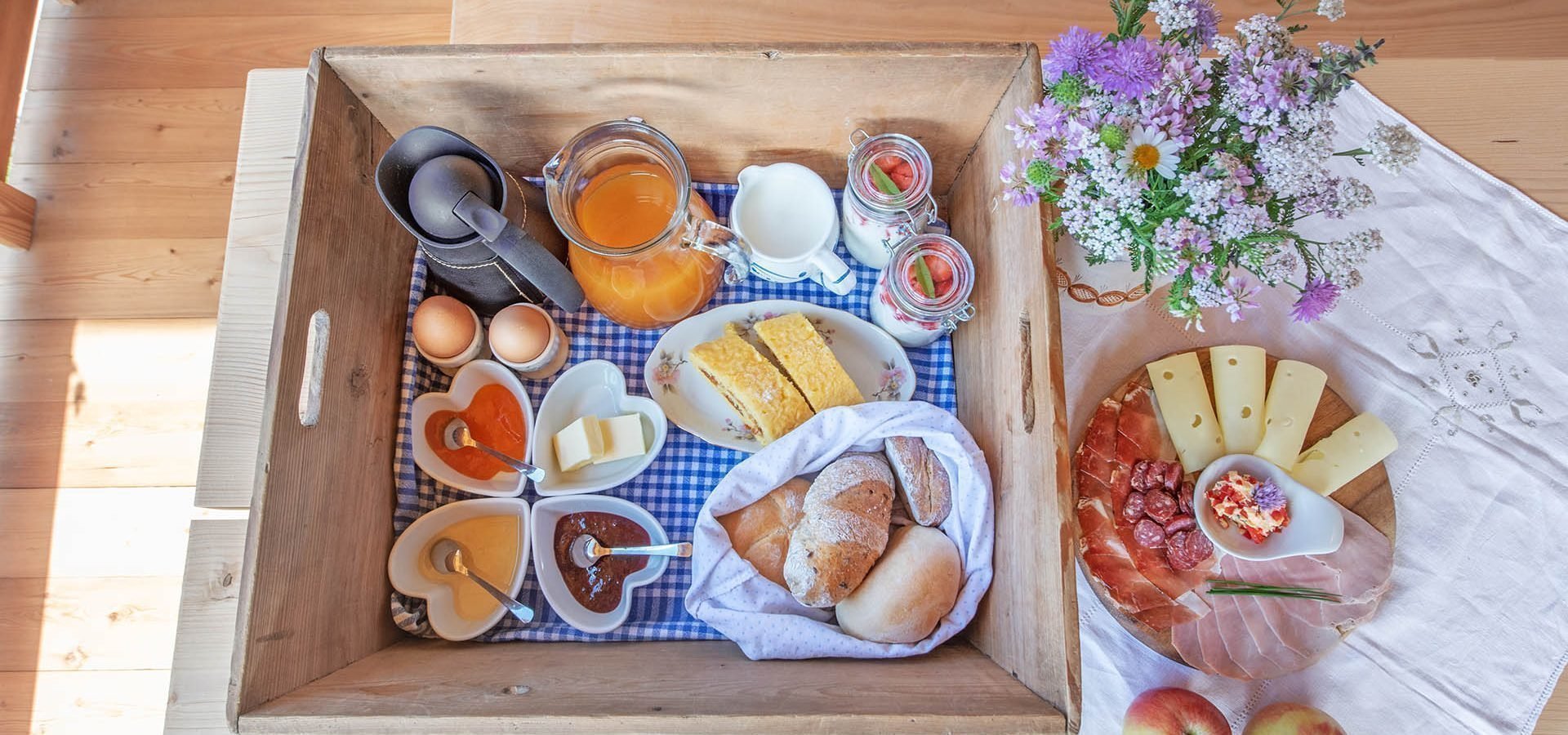 Urlaub auf dem Bauernhof mit Frühstück