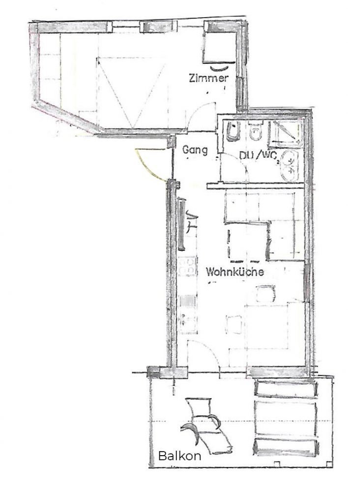 Grundriss Ferienwohnung „Stadele“