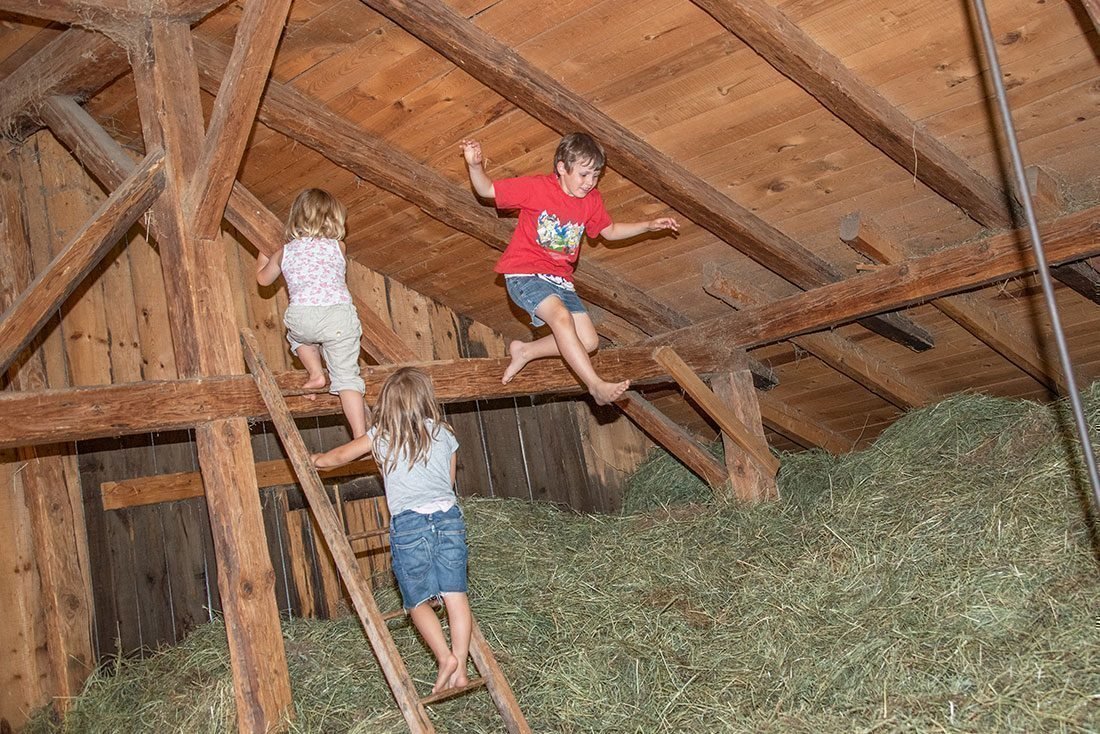 Kinderurlaub in Südtirol auf dem Bauernhof in den Dolomiten