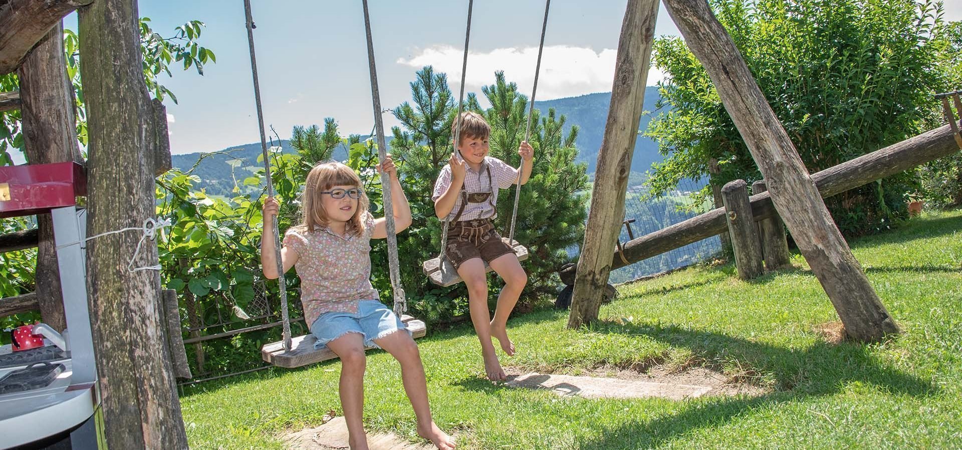 Kinderurlaub in Südtirol auf dem Bauernhof in den Dolomiten