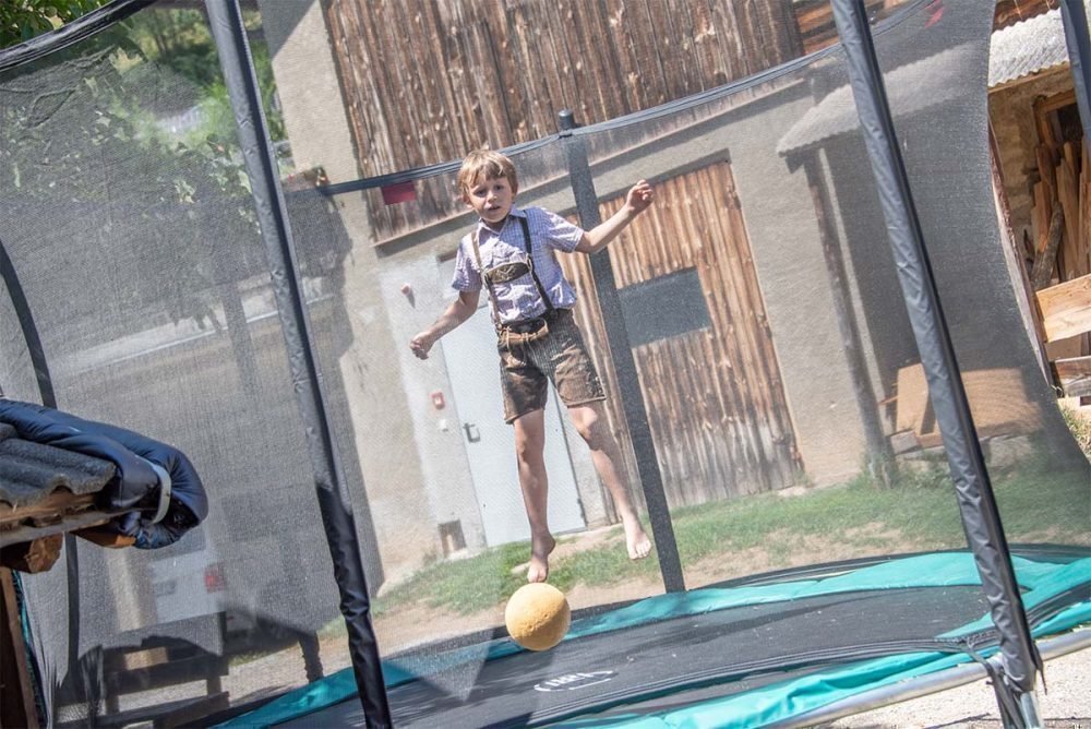 Kinderurlaub in Südtirol auf dem Bauernhof in den Dolomiten