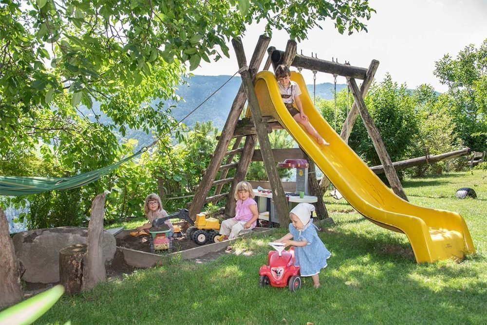 Kinderurlaub in Südtirol auf dem Bauernhof in den Dolomiten