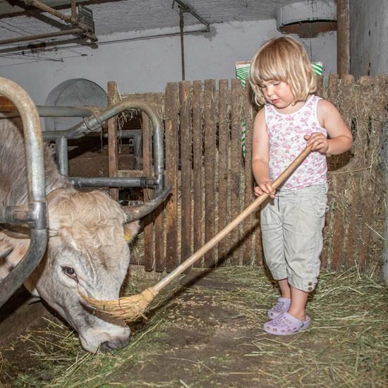 Children's holiday in South Tyrol on the farm in the Dolomites