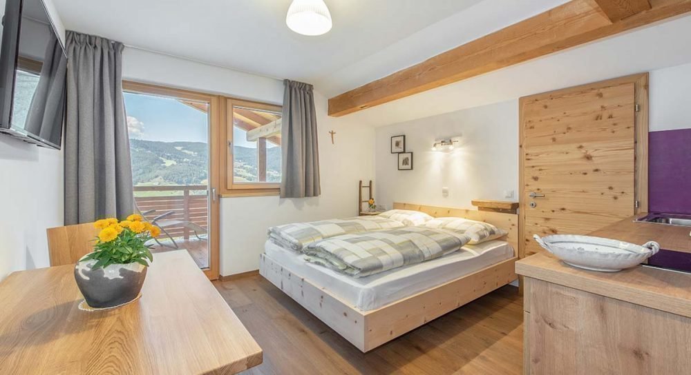 Zimmer „Strohkammer“ mit Südbalkon