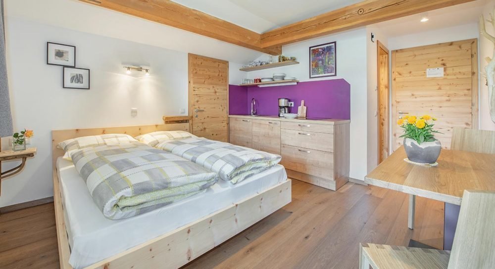 Zimmer „Strohkammer“ mit Südbalkon